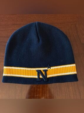 US Naval Academy Winter Hat Beanie  Collegiate Licensed